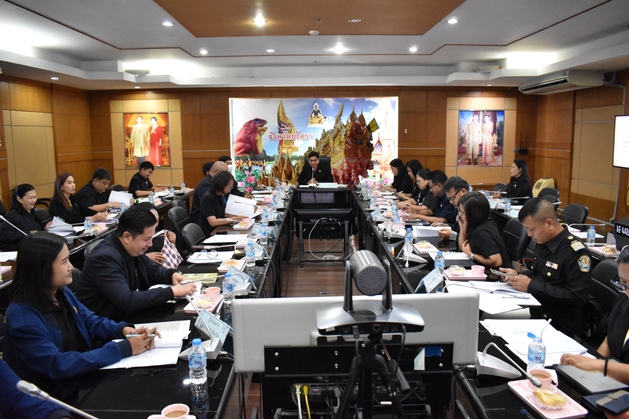 title - ส.ป.ก.ยโสธร ร่วมประชุมหารือการติดตามผลการดำเนินงาน โครงการตามแผนการตรวจราชการของผู้ตรวจราชการ กระทรวงเกษตรและสหกรณ์